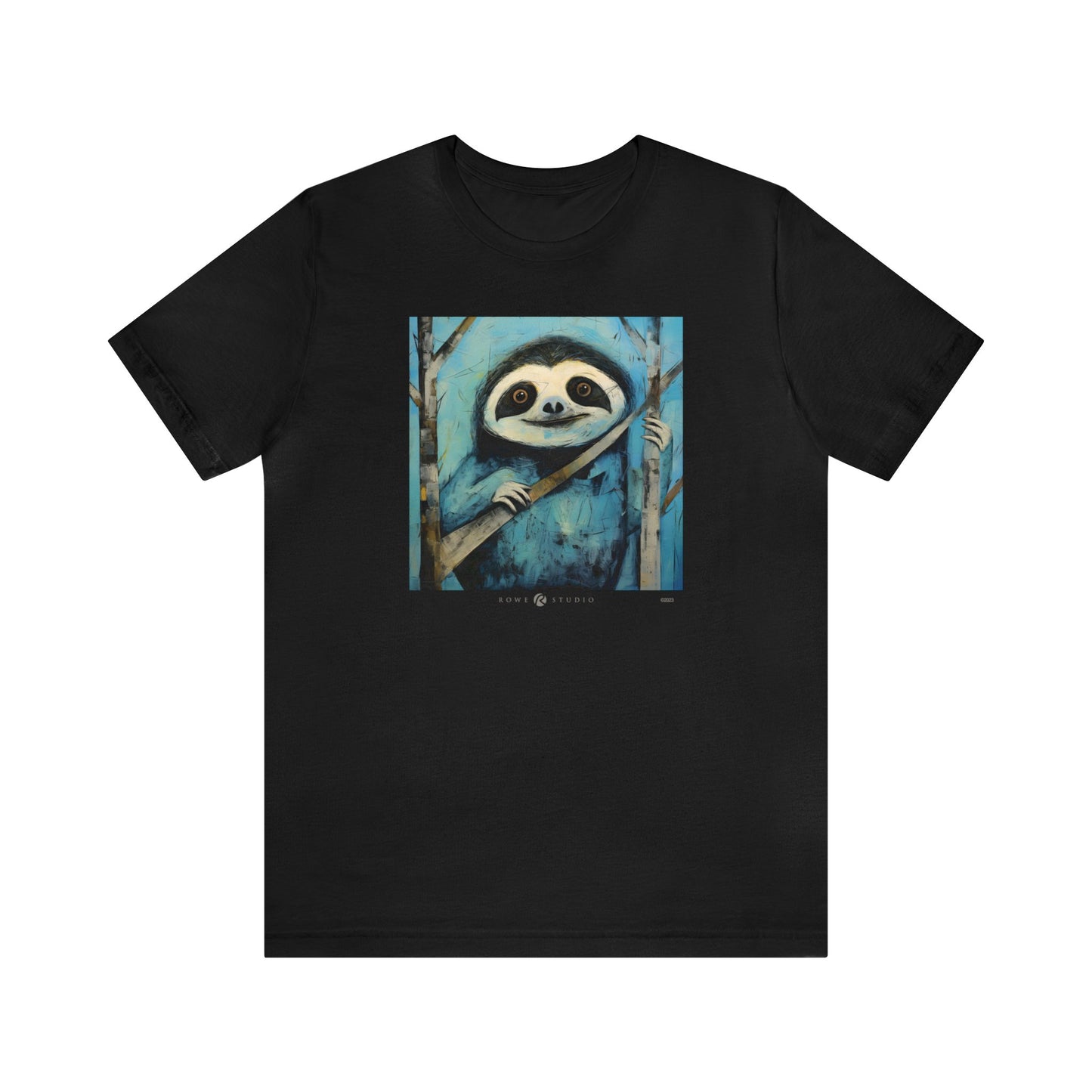 Blue Sloth: Unisex Jersey Short Sleeve Tee