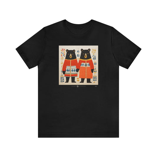 Quilted Bears: Unisex Jersey Short Sleeve Tee