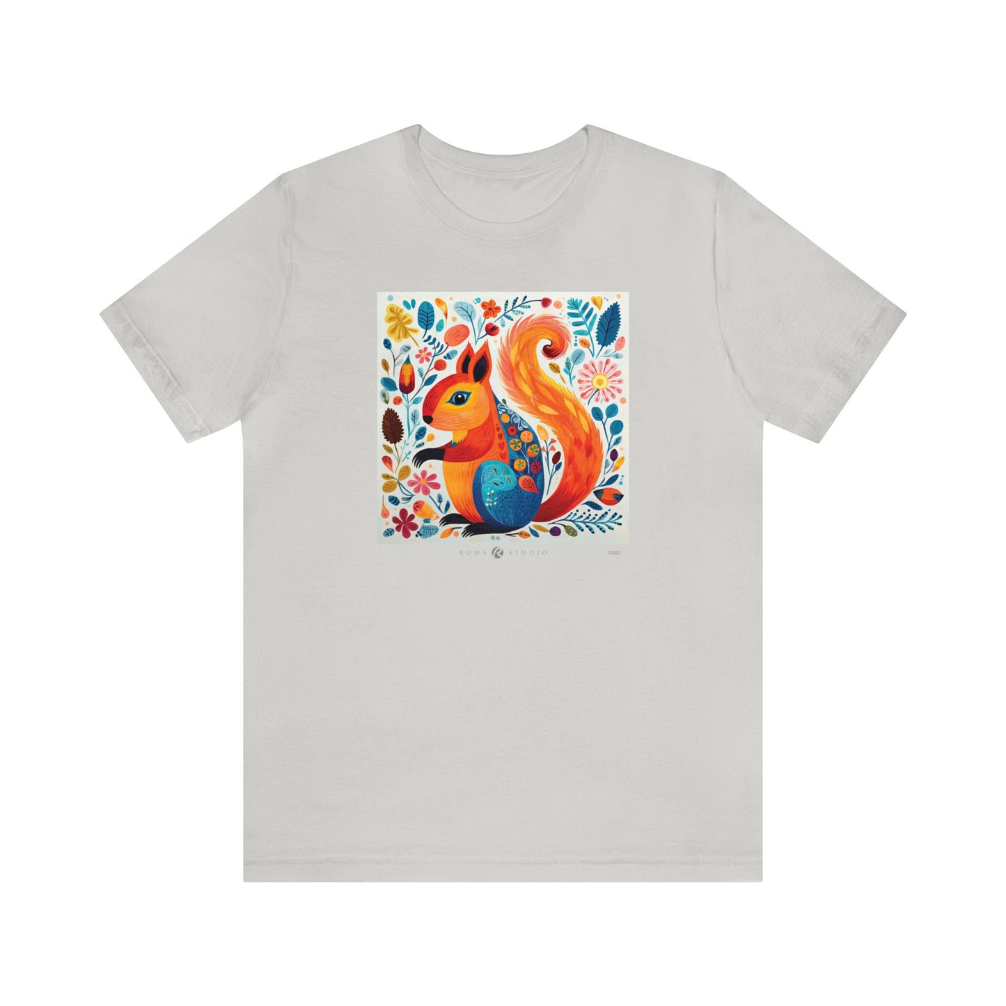 Autumn Squirrel: Unisex Jersey Short Sleeve Tee