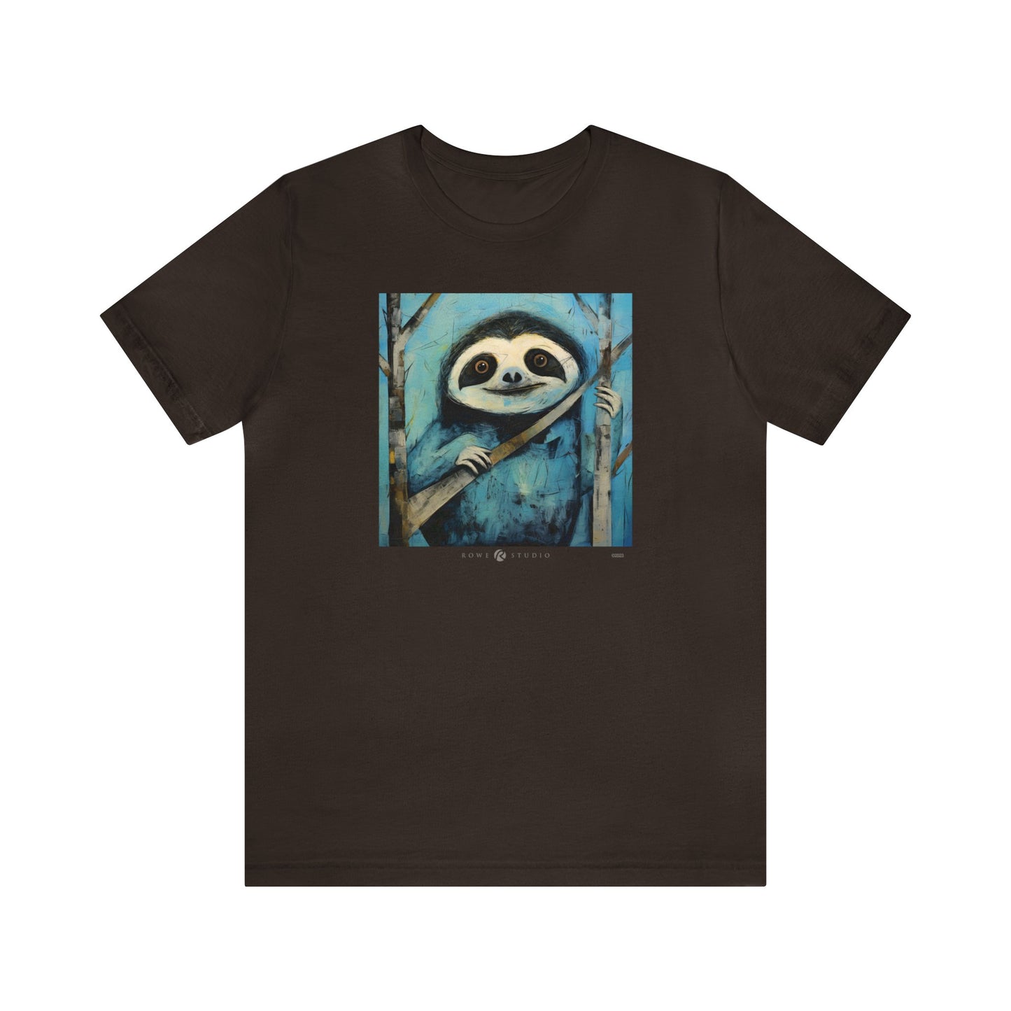 Blue Sloth: Unisex Jersey Short Sleeve Tee