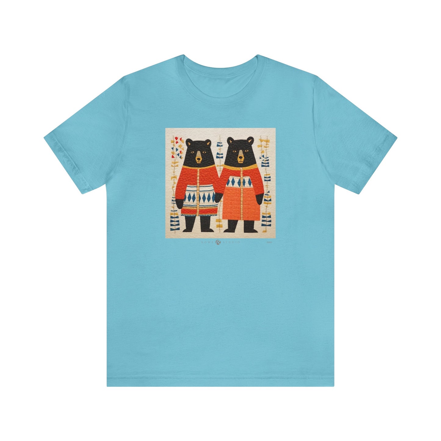 Quilted Bears: Unisex Jersey Short Sleeve Tee