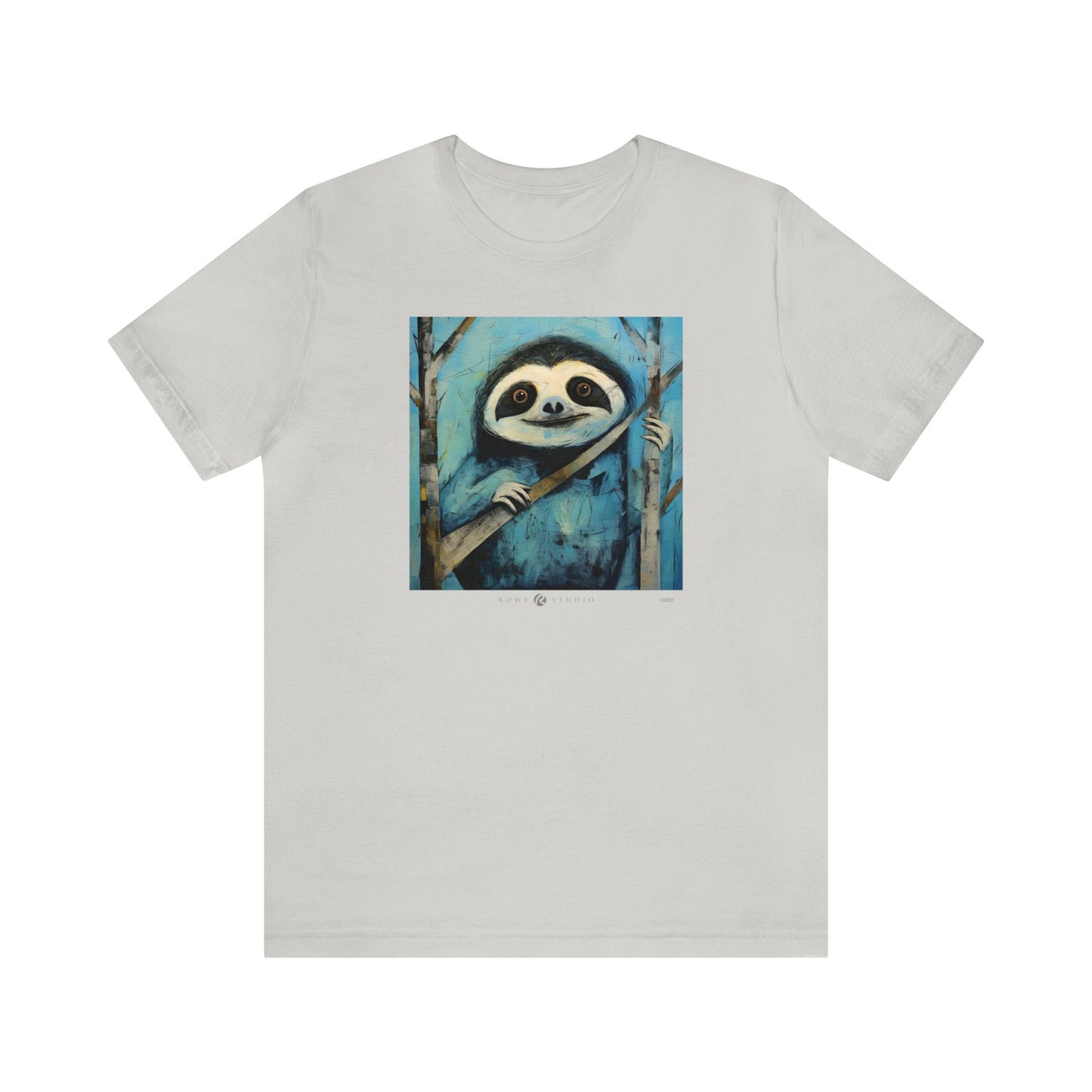 Blue Sloth: Unisex Jersey Short Sleeve Tee