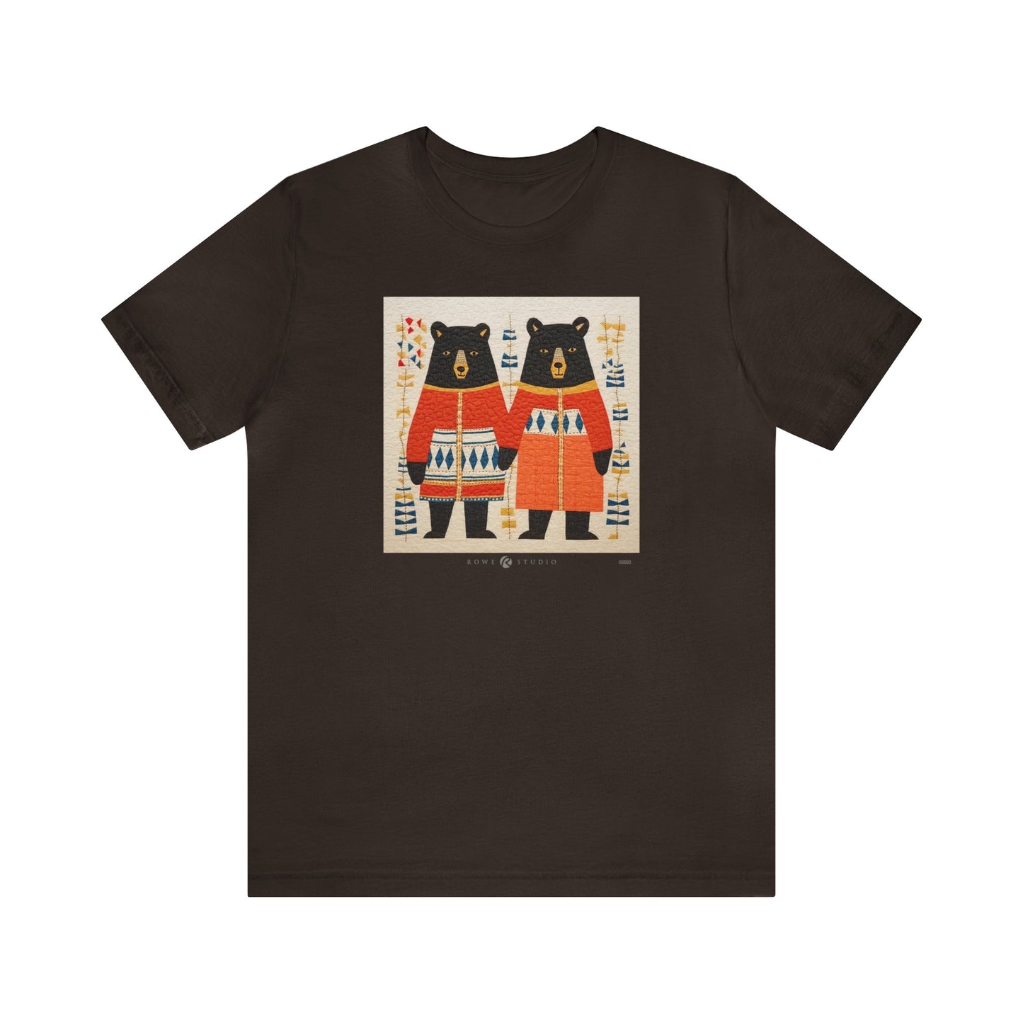 Quilted Bears: Unisex Jersey Short Sleeve Tee