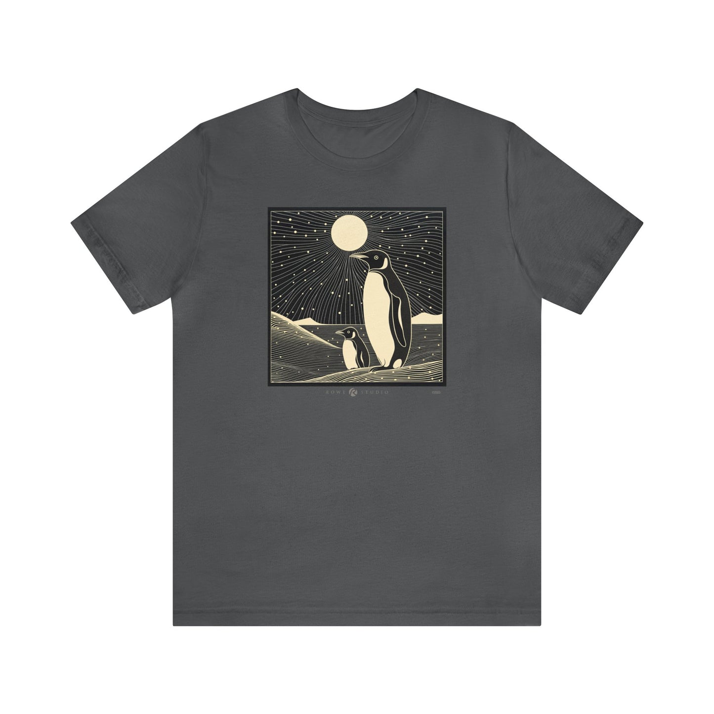 Midnight Penguins: Unisex Jersey Short Sleeve Tee