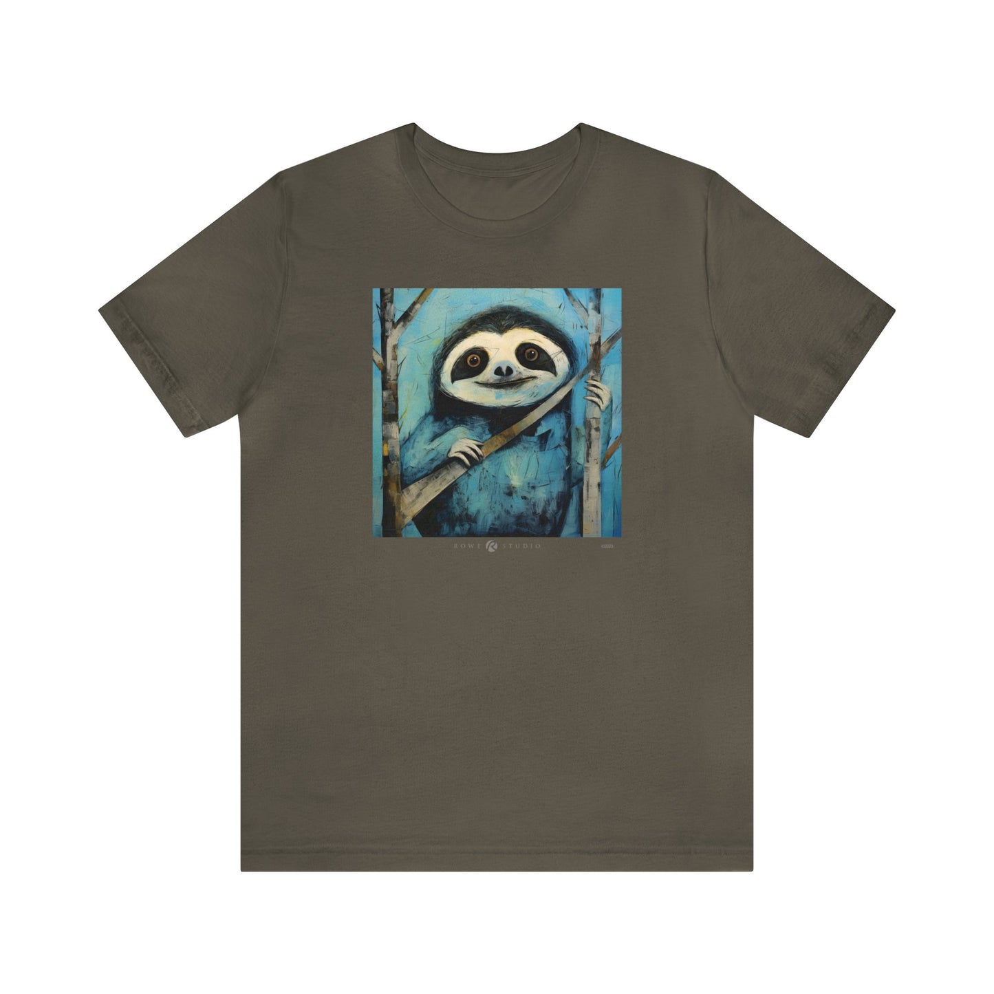 Blue Sloth: Unisex Jersey Short Sleeve Tee